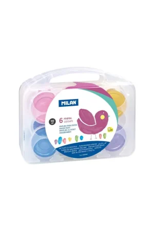 Ocasión Especial SET TEMPERA MILAN 6 COLORES MEALIZADOS 100ML