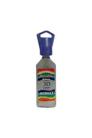 DIMENSIONAL METALLIC ACRILEX 35ml. 533 PLATA Oferta Flash