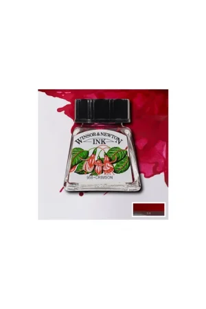 Alta Calidad WINSOR & NEWTON TINTA 14ML CARMESÍ