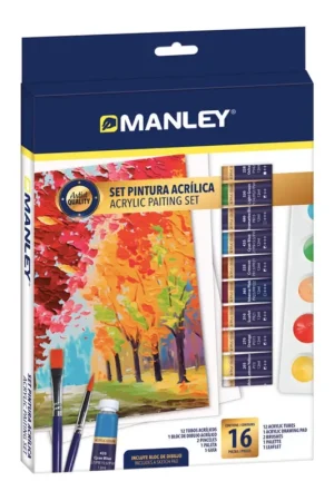 Set Manley pintura acrílica junior escolar Popular