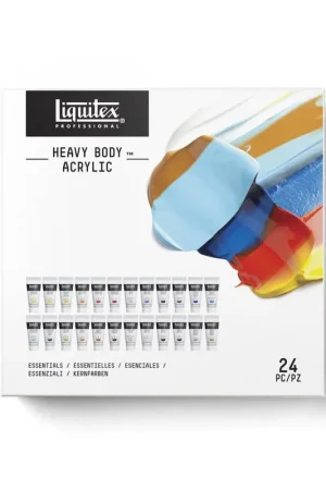 Set acrílicos Liquitex heavy body 24 Lujoso