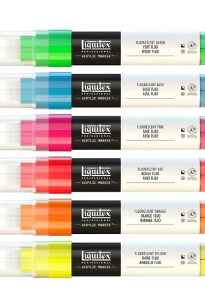 Rotuladores Liquitex gruesos fluorescentes Precio Reducido