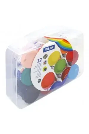 Nuevo Modelo Paquete 12 témperas Milán 40 ml