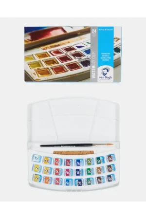 Caja acuarelas Van Gogh 24 pastillas Ordenar Ahora Mismo