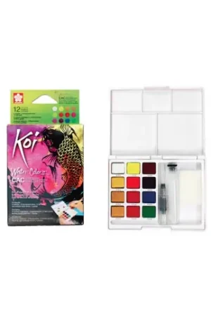 Caja acuarelas metálicos fluo Envío Internacional