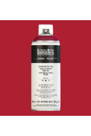 Auténtico LIQUITEX SPRAY 400ML ROJO DE CADMIO OSCURO