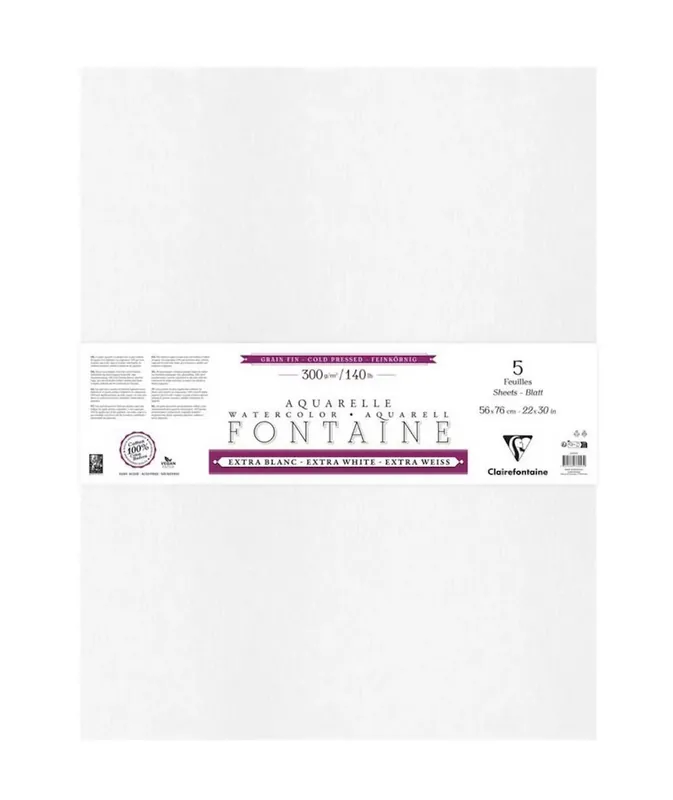 Garantía De Devolución De Dinero Hojas acuarela Fontaine extrablanco