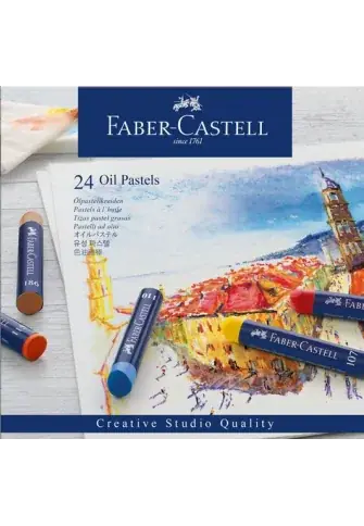 Caja pastel al óleo caja 24 Faber Devolución Gratuita