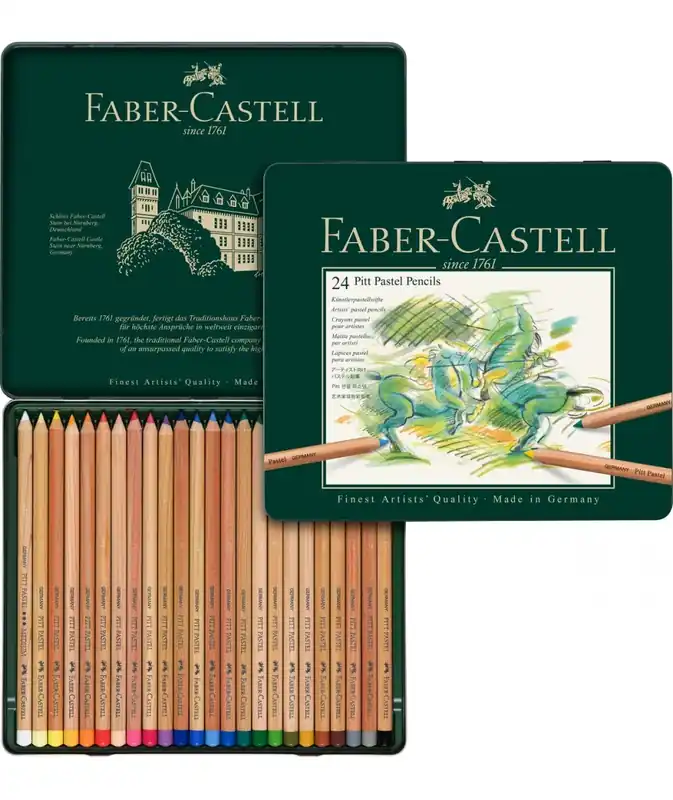 Súper Precio Caja lápiz pastel Faber Castell 24