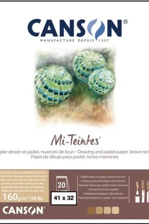 Bestseller Bloc M-Teintes colores marrones A3