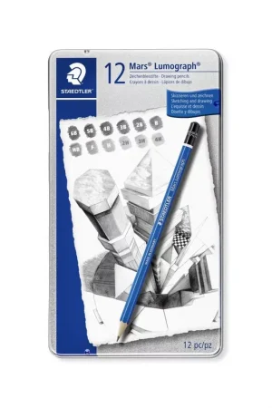 Precio Económico Lápices Staedtler Mars Lumograph 12