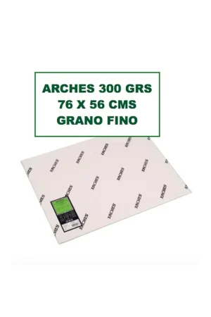 Envío Gratis Arches 300 grs 76 x 56 cms fino