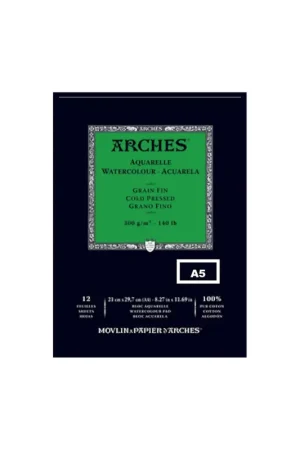 Oferta Flash Arches bloc acuarela grano fino A5