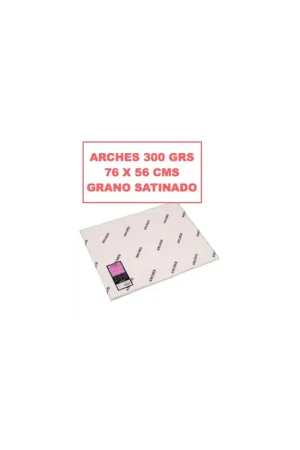 Lujoso Arches 300 grs 76 x 56 cms satinado