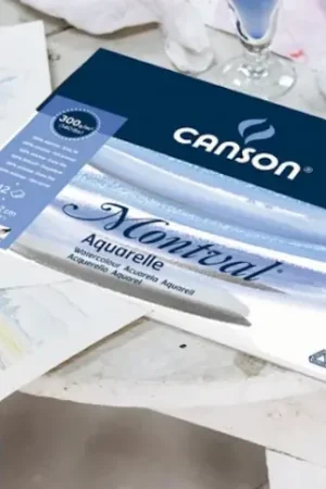 Lujoso Rollo papel acuarela Montval