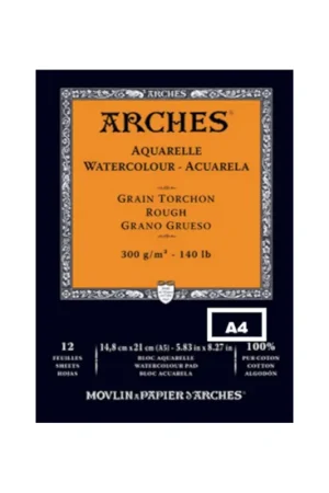 Arches bloc acuarela grano grueso A4 Promoción