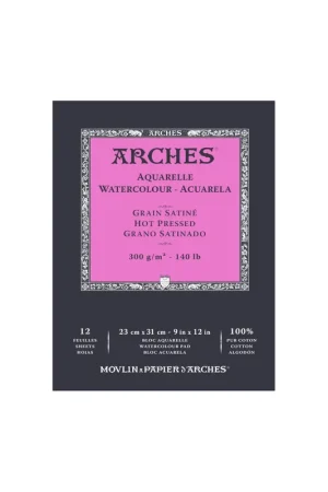 Arches bloc acuarela grano satinado A4 Promoción