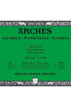 Bloc Arches 26 x 36 grano fino Popular