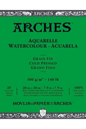 Bloc Arches 20 x 20 grano fino Gran Oferta