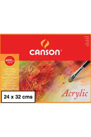 Bloc acrylic Canson 10 hojas 24 x 32 Garantía Incluida