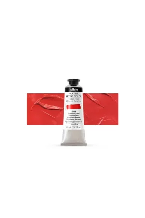 ACRILICO VALLEJO ARTIST 200ML BERMELLON TONO 509 Disponible Ahora