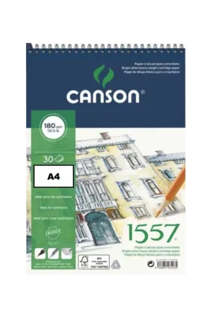 Bloc Canson 1557 180 grs. A4 espiral Original