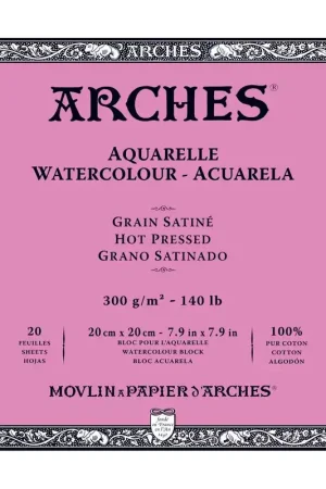 Bloc Arches 20 x 20 satinado Ordenar Ahora Mismo