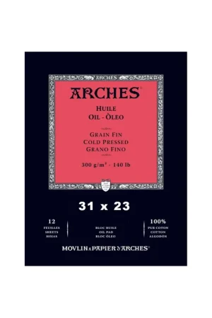 Exclusivo Bloc Arches para óleo 31 x 23 cms.