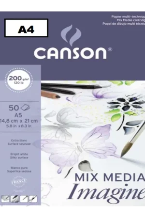 Bloc Imagine multitécnicas A4 Pago Seguro