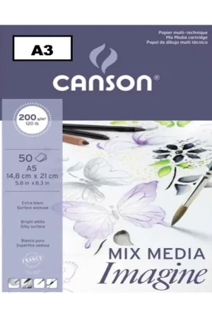 Bloc Imagine multitécnicas A3 Lujoso