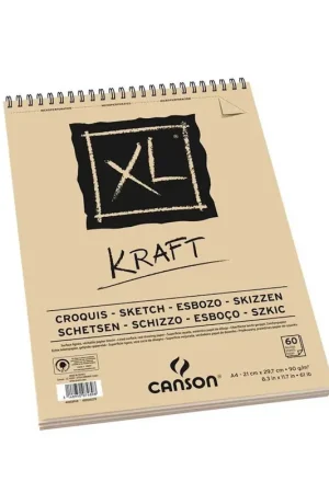 Bloc Kraft Canson A4 Súper Precio
