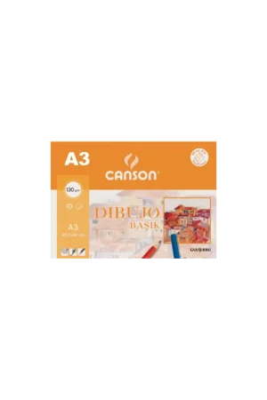 Minipack Papel dibujo Basik 130 grs A3 Precio De Oferta
