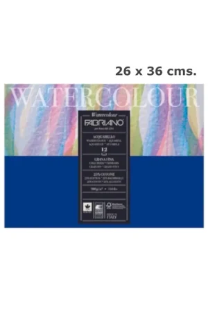 Bloc Fabriano acuarela 26 x 36 12 hojas Envío Gratis
