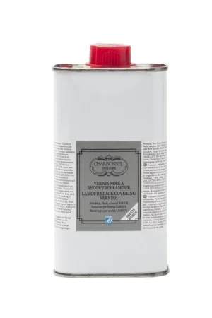 Certificado Barniz negro cubrir Lamour 250 ml