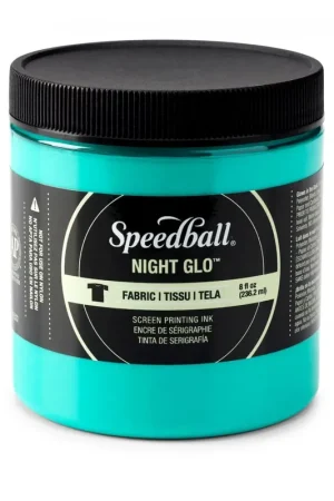 Envío Gratis Tinta serigrafía tela Speedball verde Night glo