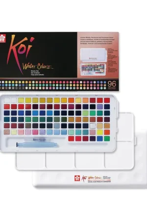 KOI STUDIO SET ACUARELA 96 Lujoso