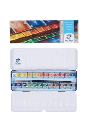 Hecho A Mano VAN GOGH ESTUCHE METAL 24 PANS