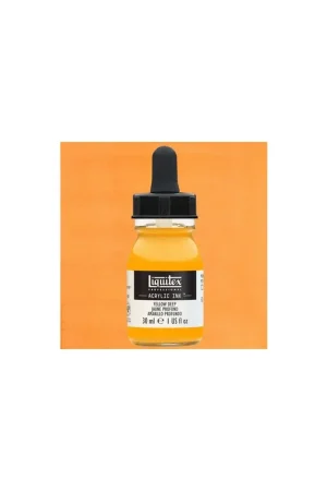 Auténtico LIQUITEX TINTA ACRILICA 30ML AMARILLO OSCURO
