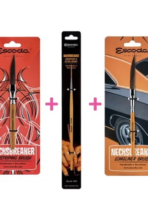 Pinceles pinstripping Escoda Necksbreaker Stock Limitado