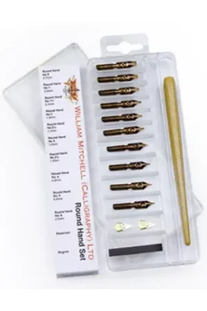 Bestseller Caja William Mitchell plumillas Round Hand