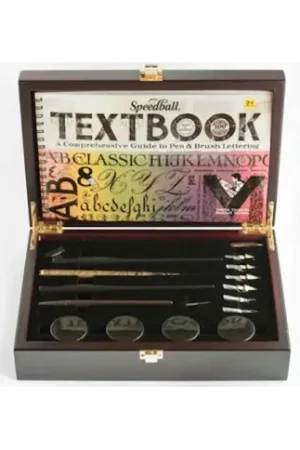 Estuche Speedball madera caligrafía Mayoreo
