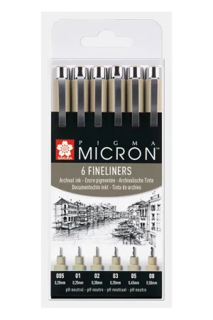 Set calibrados Sakura Pigma Micron Garantía Incluida