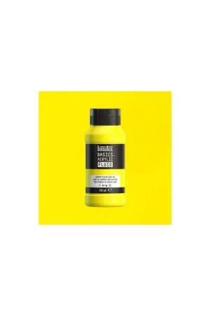 LIQUITEX ACRILICO BASICS FLUIDO 118ML TONO AMARILLO DE CADMIO CLARO Solo Por Tiempo Limitado