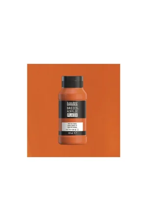 LIQUITEX ACRILICO BASICS FLUIDO 118ML ROJO VIVO NARANJA Entrega Rápida