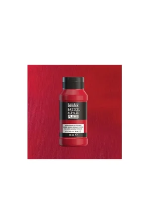 LIQUITEX ACRILICO BASICS FLUIDO 118ML TONO CARMESÍ ALIZARINA PERMANENTE Profesional