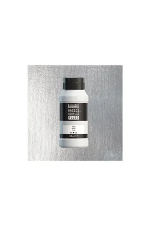 Lujoso LIQUITEX ACRILICO BASICS FLUIDO 118ML PLATA