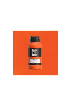 LIQUITEX ACRILICO BASICS FLUIDO 118ML NARANJA FLUORESCENTE Disponible Ahora