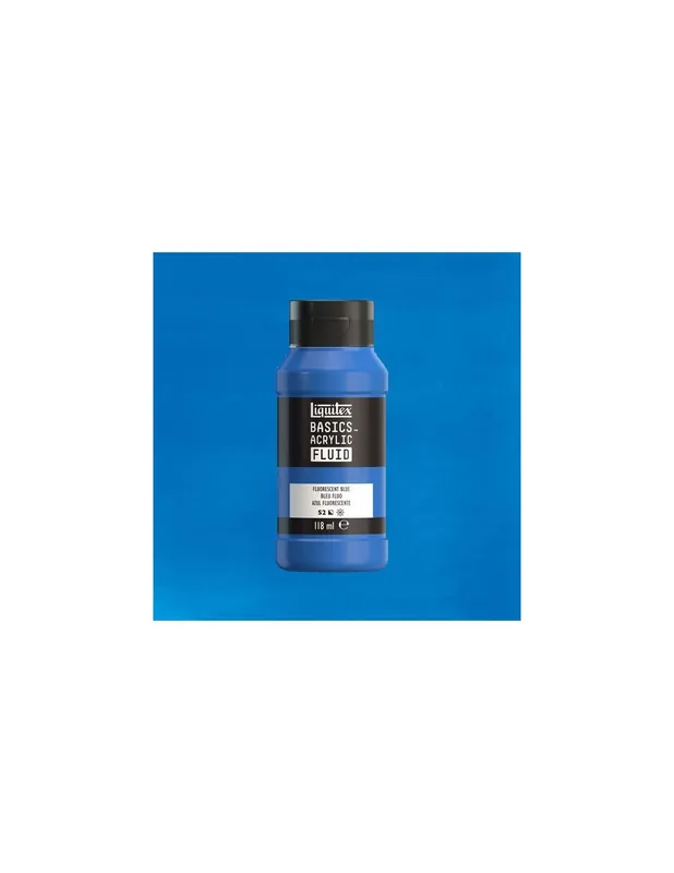 Original LIQUITEX ACRILICO BASICS FLUIDO 118ML AZUL FLUORESCENTE