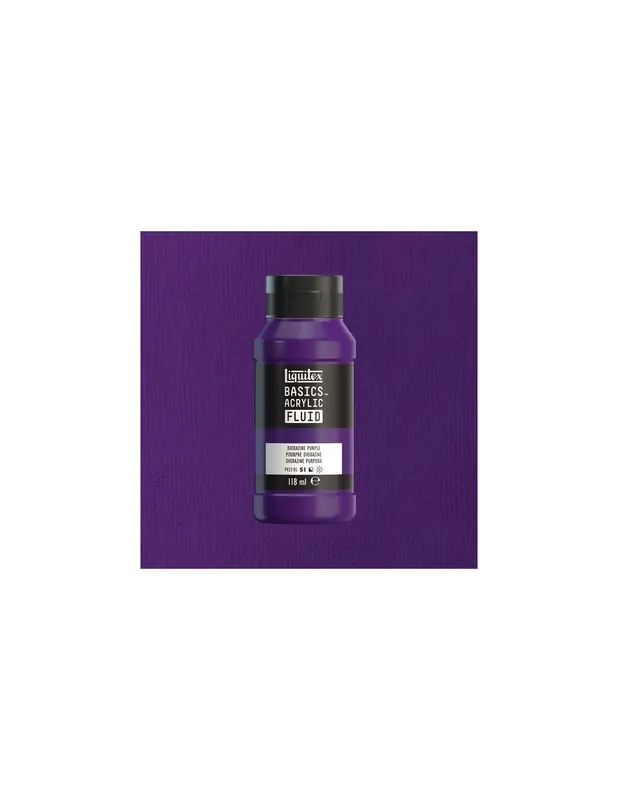 Novedad LIQUITEX ACRILICO BASICS FLUIDO 250ML PURPURA DIOXACINA