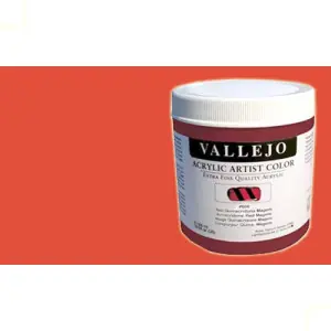 Acrílico Vallejo Artist n. 806 color rojo cadmio claro (500 ml) Últimas Unidades
